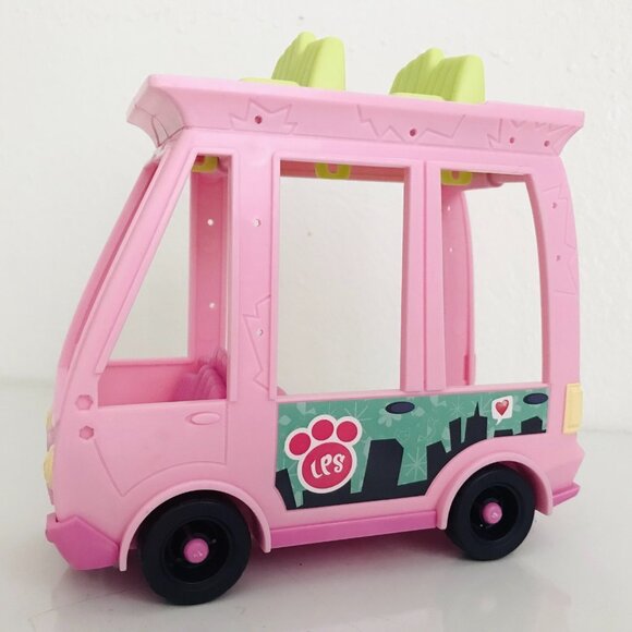 LPS Littlest Pet Shop Double Decker Bus Shuttle Auto Plastic Toy Hasbro 2015 - Picture 2 of 8
